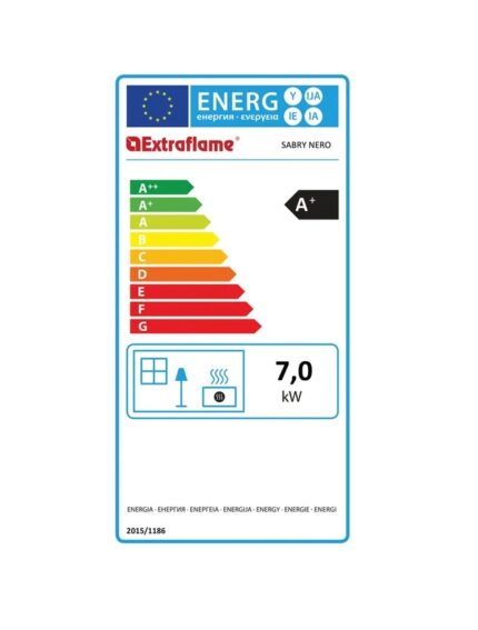 EXTRAFLAME Sabry bronze 7 kW