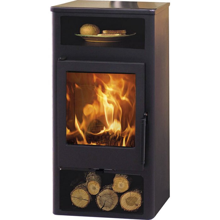 Poêle à bois Panadero Altea avec chauffe plat - 5.9 Kw