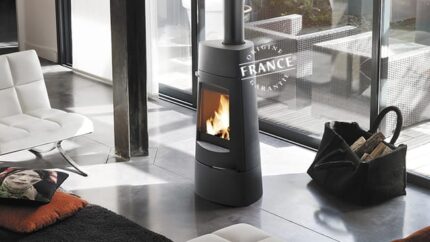 Poêle à bois INVICTA Aratos noir 8 kW
