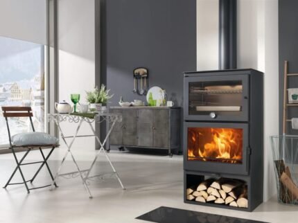Poêle à bois gourmet ecodesign avec four PANADERO