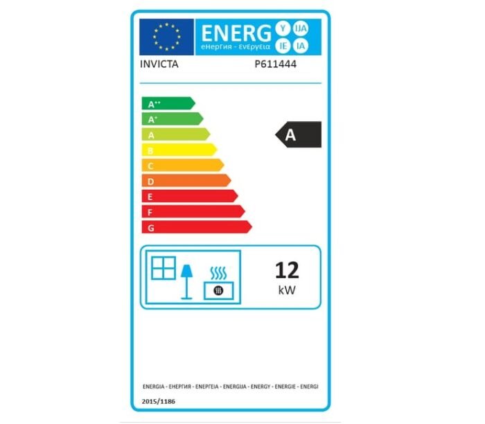 Poêle à bois INVICTA Antaya anthracite, 12 kW – Image 5