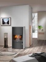Poêle à bois JUSTUS Agero w+ noir / gris