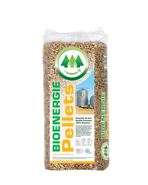 Palette BIOENERGIE PELLETS (66 sacs de 15kg)