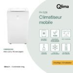 Climatiseur mobile réversible connecté QLIMA Ph528 – Image 3