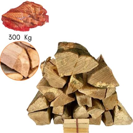 Sac de bois de chauffage 300 Kg Hêtre pour cheminées et poêles Allume-feu Bûches - ZIK