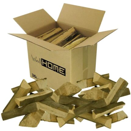 WELLHOME Caisse à bois de chauffage 360 ​​kg de bûches de hêtre séchées