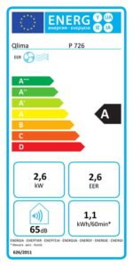 Climatiseur mobile réversible connecté QLIMA Ph7 2600/2400W 8892/8208BTU – Image 9