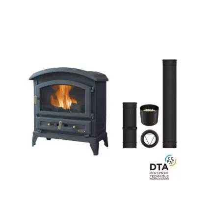 poêle à bois Canadien Godin Sortie dessus 10 Kw