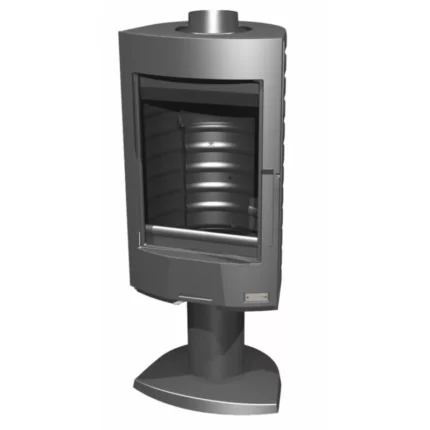 Poêle à Bois Godin Equirre Pied Tournant 8 Kw