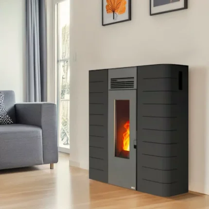 Poêle à granulés canalisable extra plat ETNA Pinarello 12 Kw