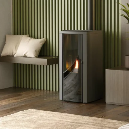 Poêle à granulés étanche Etna Luxe Cristallo Silenzio Up 9.2 Kw