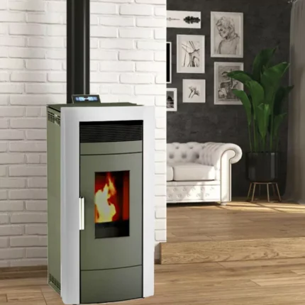 Poêle à granulés hydro AlfaPlam Baracuda Commo plus 21 Kw