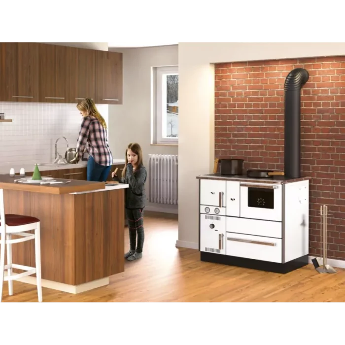 Cuisinière à bois AlfaPlam Alfa 85 G Eco - 8 Kw