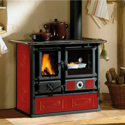Cuisinière à bois bouilleur La Nordica TermoRosa DSA - 15.5 Kw