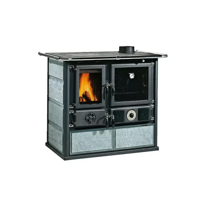 Cuisinière à Bois Bouilleur La Nordica TermoRosa DSA Pierre Naturelle - 15.5 Kw