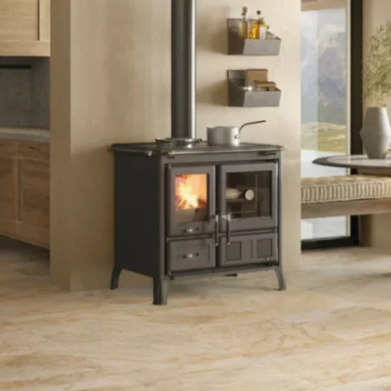 Cuisinière à bois La Nordica GARDENIA 5.0 Steel 12 Kw