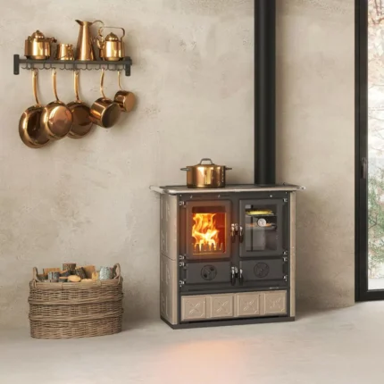 Cuisinière à Bois La Nordica Rosetta 5.0 Maiolica - 7.9 Kw