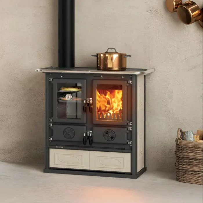 Cuisinière à bois La Nordica Rosetta Sinistra 5.0 Ceramica 7.9 Kw