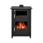 Poêle à bois Stove Italia Paula avec four - 13 Kw