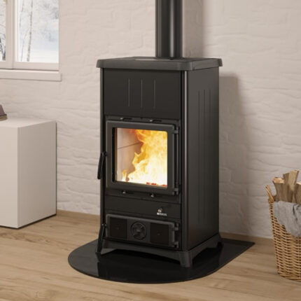 Poêle à bois La Nordica Concita 2.0 Steel - 11.8 Kw