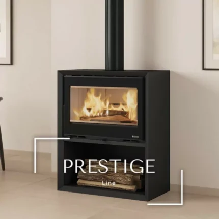 Poêle à bois La Nordica Dante con portalegna - 12.4 Kw