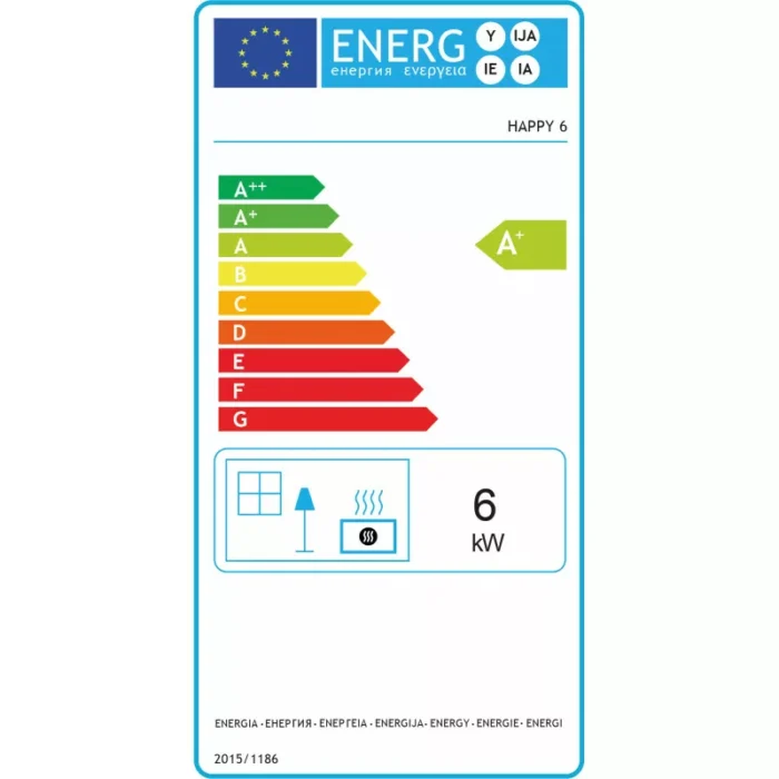 Poêle à bois MBS Happy - 6 Kw – Image 3