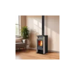Poêle à bois MBS VEGA pierre de sable - 6 Kw