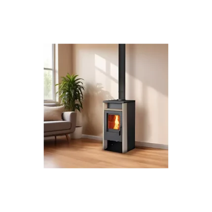 Poêle à bois MBS VEGA pierre de sable - 6 Kw