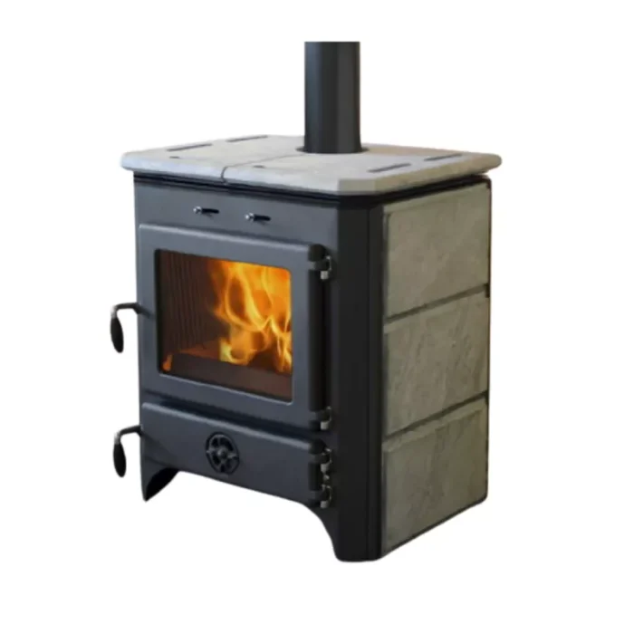 Poêle à bois MBS Vulkan - 13.1 Kw