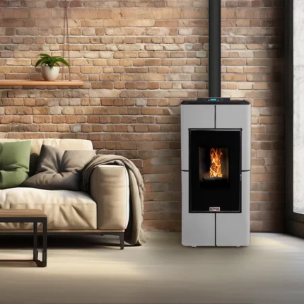 Poêle à granulés étanche et canalisable ETNA Luxe Tendenza 10 Kw