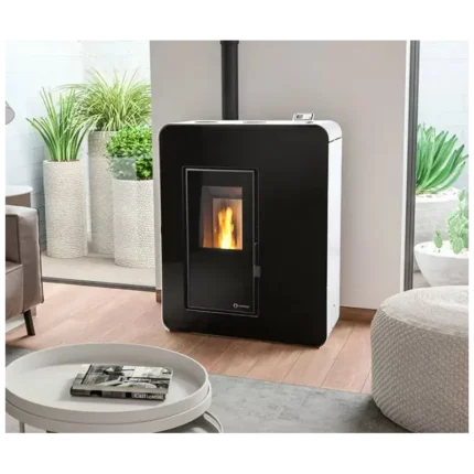 Poêle à Granulés extra plat Canalisable Ecoforest Ibiza 10 Kw