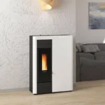 Poêle à granulés extra plat Hydro Extraflame Virna Idro 15 Kw