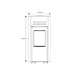 Poêle à granulés Aduro P1 8 KW – Image 2