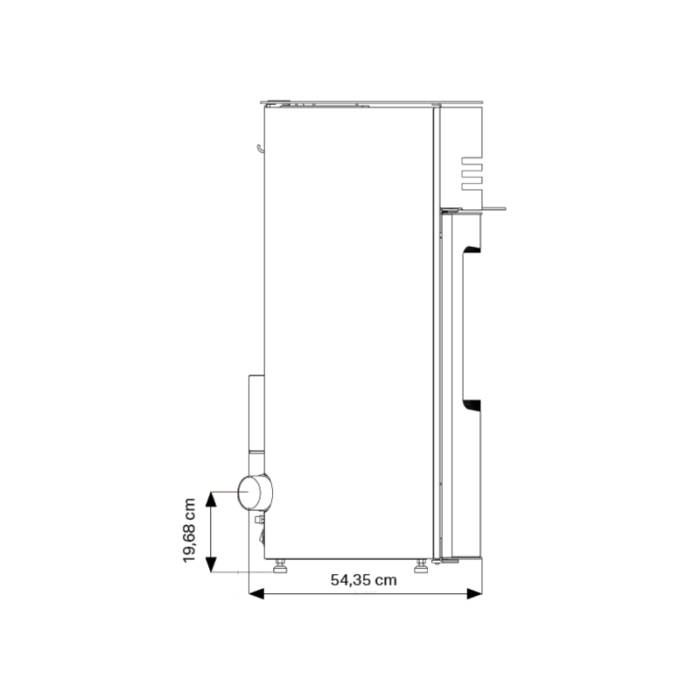 Poêle à granulés Aduro P1 8 KW – Image 4